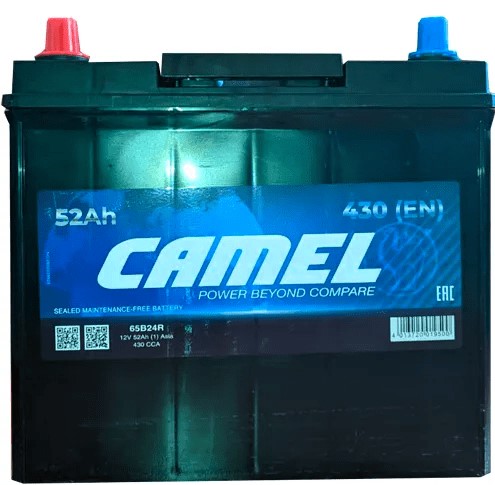 Аккумулятор CAMEL 52 Ач (65 B 24 R) пр.п.