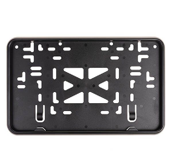 Рамка для номера пластм 290*170 по болт черная без надписи 1 шт