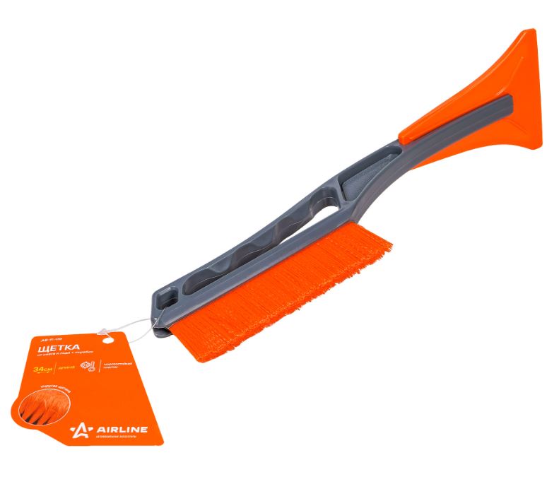 Щетка от снега со скребком AIRLINE 34см AB-R-08