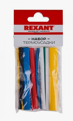 Набор термоусадочных трубок REXANT №3 АССОРТИ