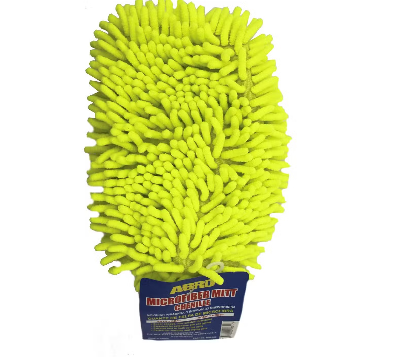 Рукавица из микрофибры с ворсом ABRO MASTERS