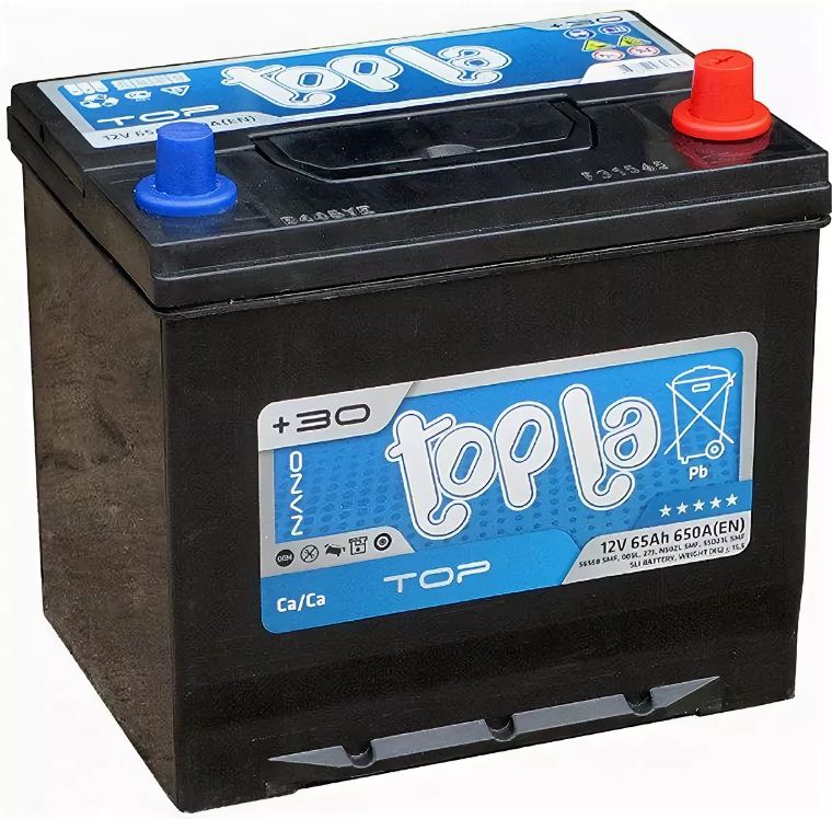 Аккумулятор Topla Asia Top 65 обр.п дж (D23L, 56010, 56568) нижнее крепление